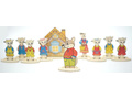 Набор деревянный "Персонажи сказки Волк и семеро козлят"