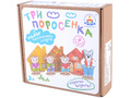Набор деревянный "Персонажи сказки Три поросенка" (остатки)