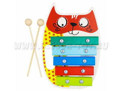 Ксилофон "Кот" (5 планок) (остатки) Ксилофон "Кот" (5 планок) (остатки)