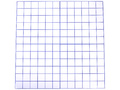 Маркерное поле "Клетка" для работы на классной доске (2-4 классы, из 4-х частей)